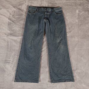 Ermenegildo Zegna Straight Fit Jeans Mens 38x27.5 Altered Baggy Made In Italy